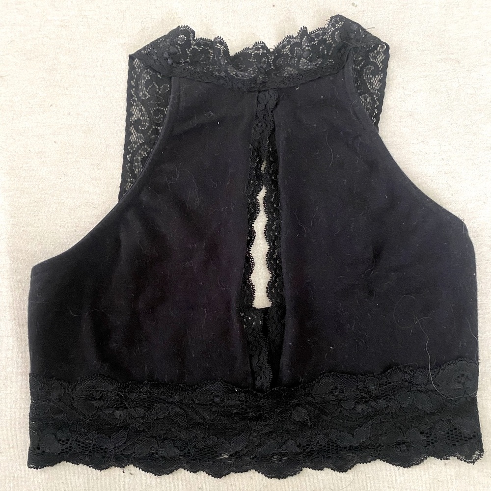Pins and Needles lace cutout bra/tanktop
